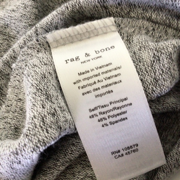 RAG & BONE V NECK LONG SLEEVED TEE SHIRT SMALL - Picture 13 of 14